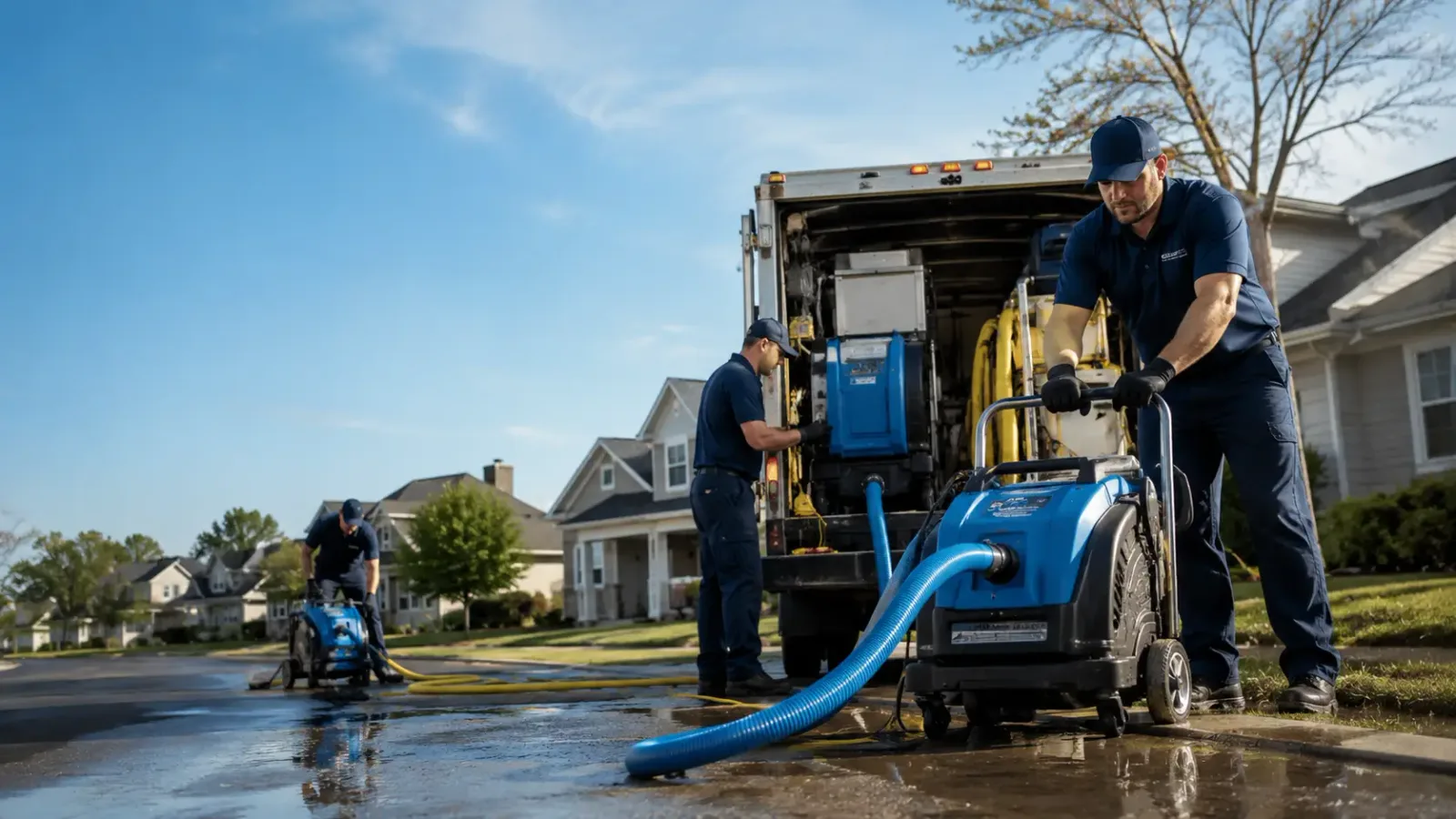 Flood Damage Cleanup in Three Rivers, MI